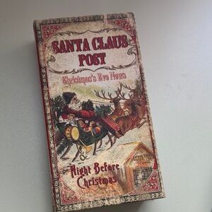 Santa Claus Post Christmas Eve News Box